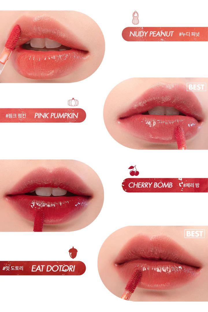 rom&nd Juicy Lasting Tint 10 NUDY PEANUT 5.5g / 0.19 oz.