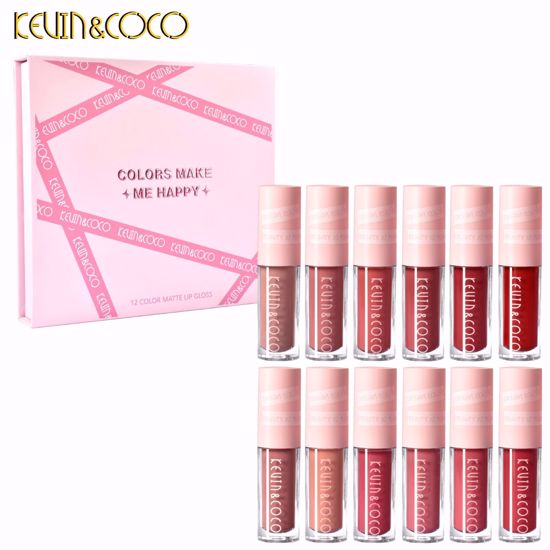 Kevin & Coco 12 Matte  Lip Gloss Set