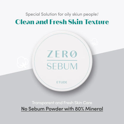 ETUDE Zero Sebum Drying Powder 4g / 0.14 oz.