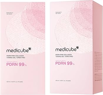 Medicube PDRN Pink Collagen Toning Gel Toner pad 120 ml/70 pads