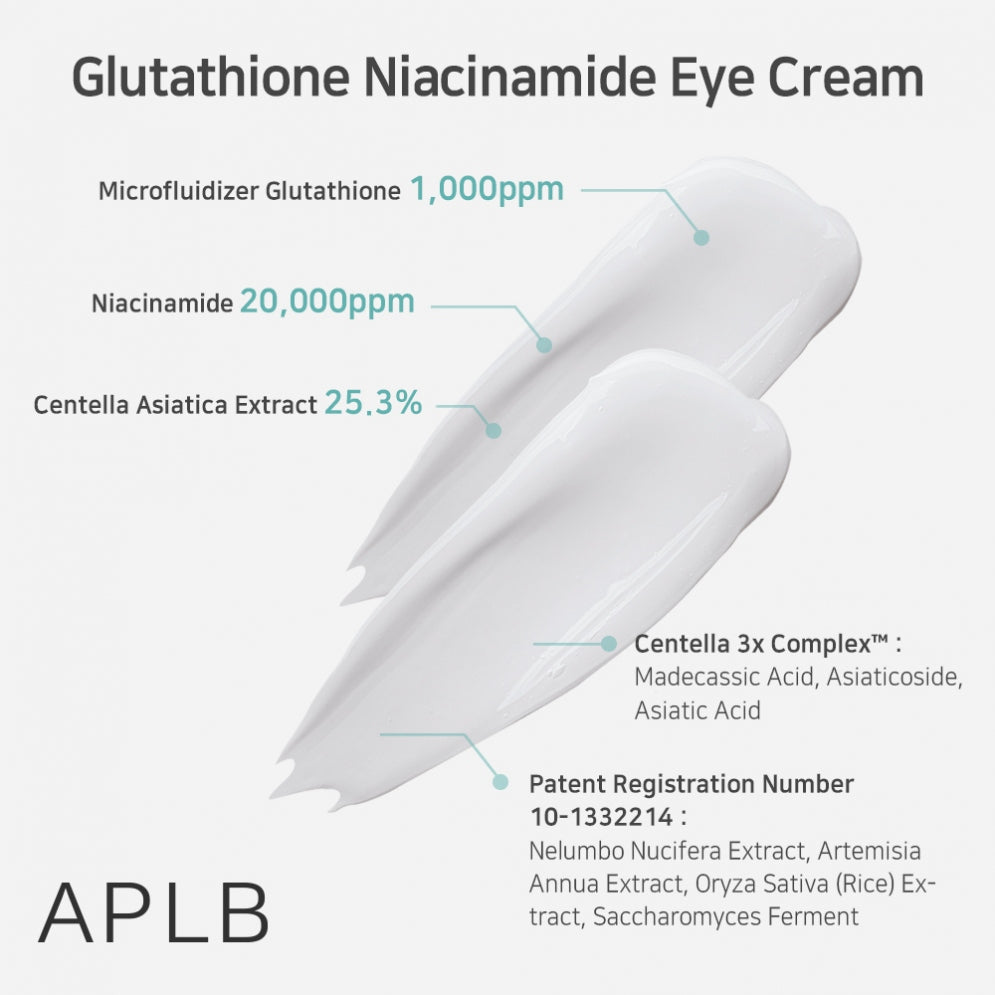 APLB Glutathione Niacinamide Eye Cream 20ml / 0.68 fl. oz.