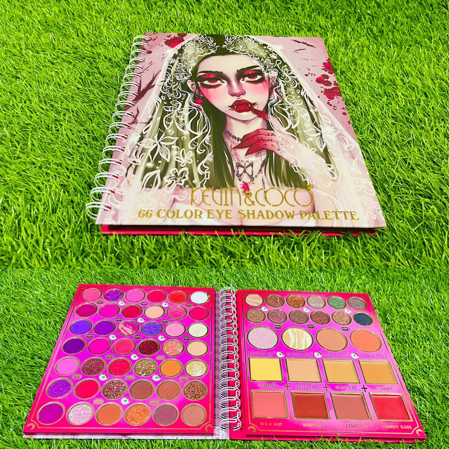 Kevin & Coco 66 Color Eye Shadow Palette