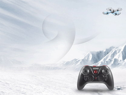 Gyros Drone 6-Axis One Botton Fixed Point - Fixed Height 2.4 GHz Black