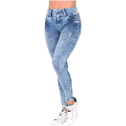 BUTT LIFTER SKINNY COLOMBIAN JEANS 21842 FOR WOMEN