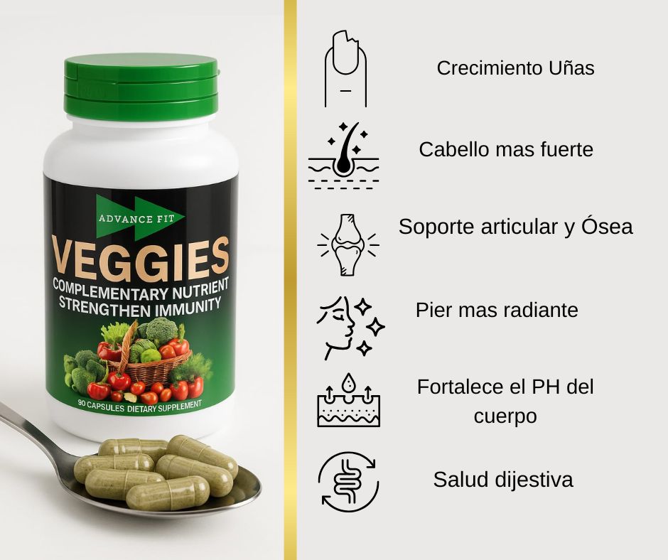 Advance Fit  Veggies Dietary Supplement 90 Capsules