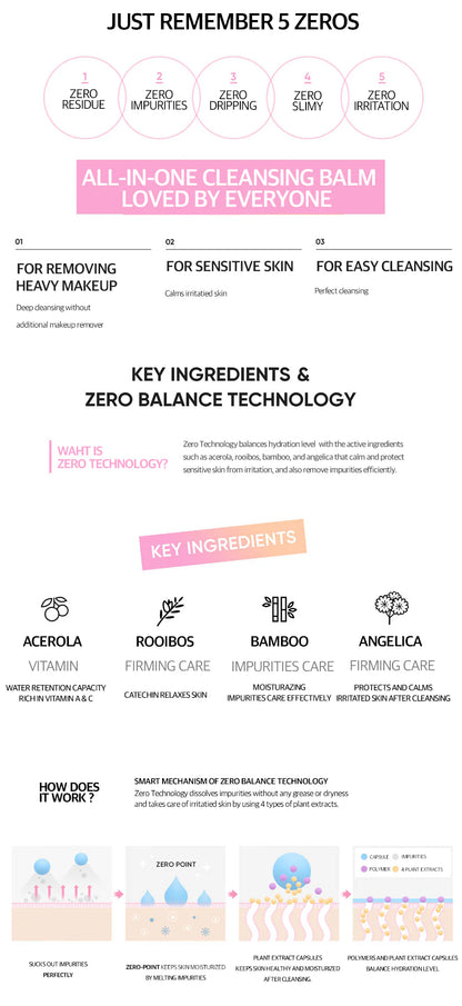 BANILA CO Clean It Zero Cleansing Balm Original 50ml / 1.69 fl. oz.