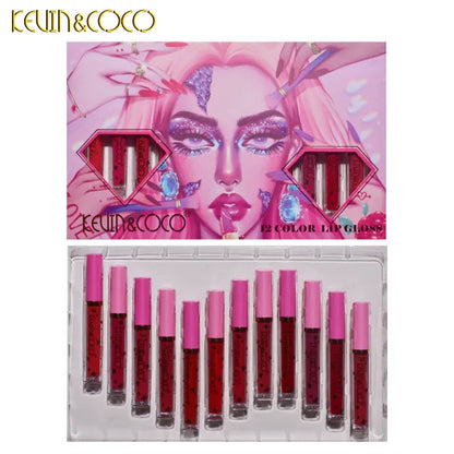 Kevin & Coco 12 Color Lips Gloss