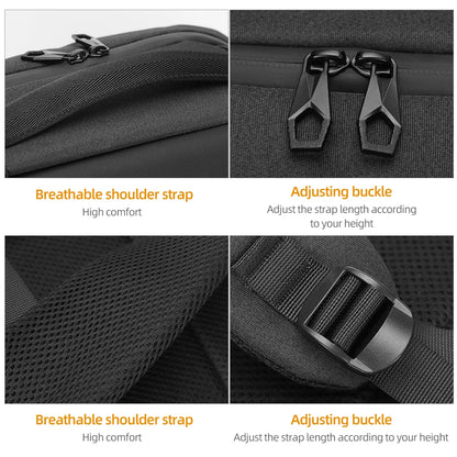 Laptop Backpack Hard Shell 15.6 inch Waterproof Breathable Bag