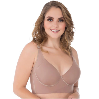 Extra Firm High Compression Full Cup Push Up Bra 8532 | Powernet