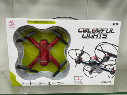 Drone Colorful Lights  6CH Remote Control Quad Copter