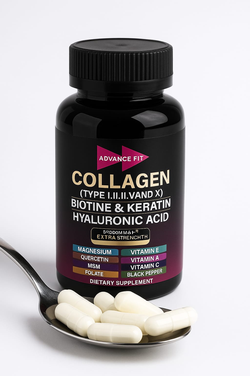 Advance Fit Collagen 60 Capsules Dietary Supplement