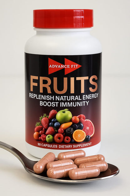 Advance Fit Fruits Dietary Supplement 90 Capsules