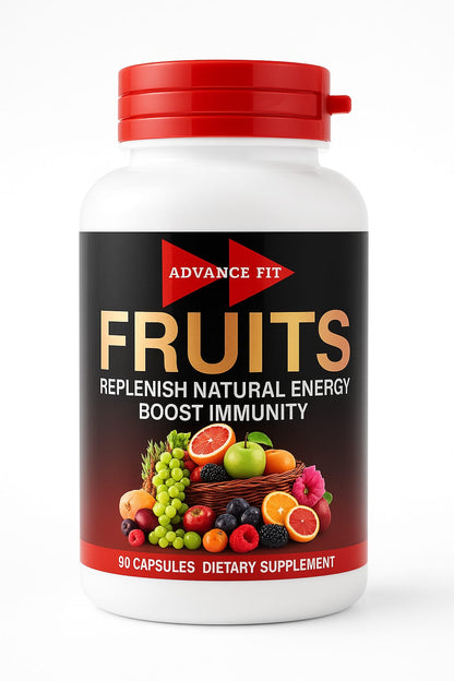 Advance Fit Fruits Dietary Supplement 90 Capsules