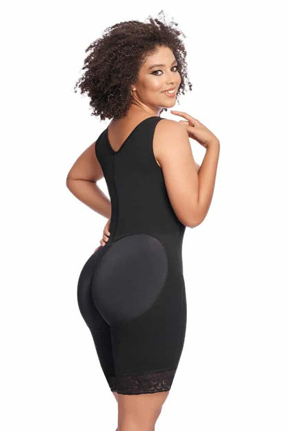 Girdle postsurgical and postpartum | Reducing abdomen and waist F031 | Mid leg body shaper | Powernet