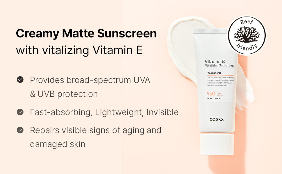 COSRX Vitamin E Vitalizing Sunscreen SPF 50+ 50ml / 1.69 fl. oz.