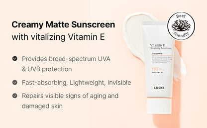 COSRX Vitamin E Vitalizing Sunscreen SPF 50+ 50ml / 1.69 fl. oz.