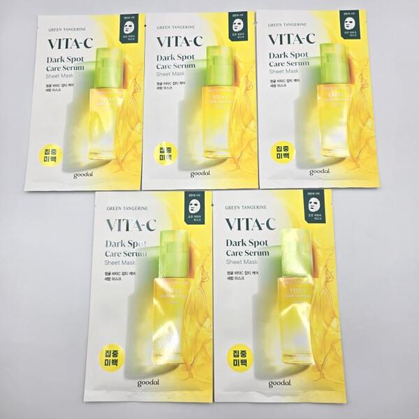 goodal Vita-C Dark Spot Care Serum Sheet Mask  28g x5 Sheets
