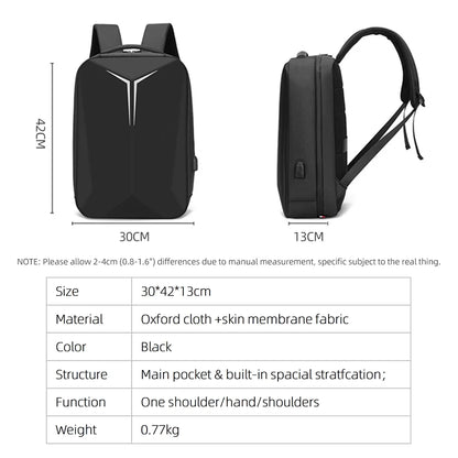 Laptop Backpack Hard Shell 15.6 inch Waterproof Breathable Bag