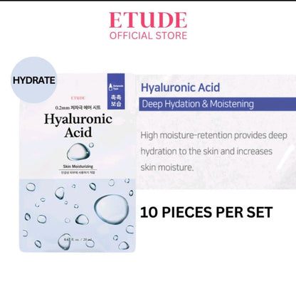 ETUDE 0.2mm Therapy Air Mask Hyaluronic Acid 20ml / 0.67 fl. oz.