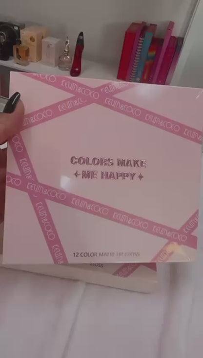 Kevin & Coco 12 Matte  Lip Gloss Set