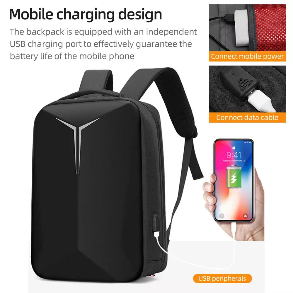 Laptop Backpack Hard Shell 15.6 inch Waterproof Breathable Bag