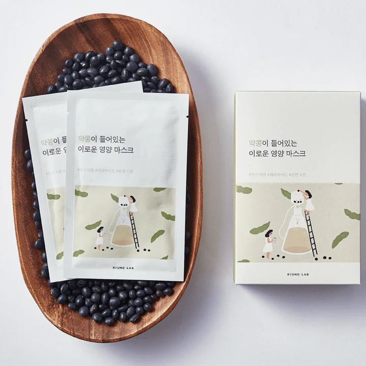 ROUND LAB Soybean Nourishing Sheet Mask 1PC (0.9 fl. oz (27ml)/pouch)