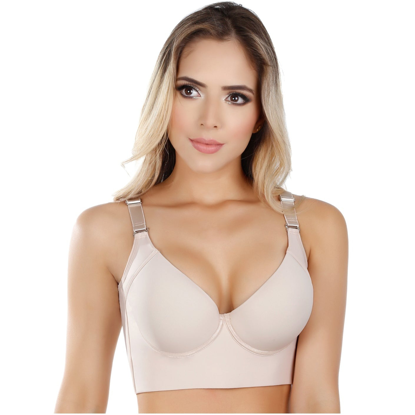 Extra Firm High Compression Full Cup Push Up Bra 8532 | Powernet